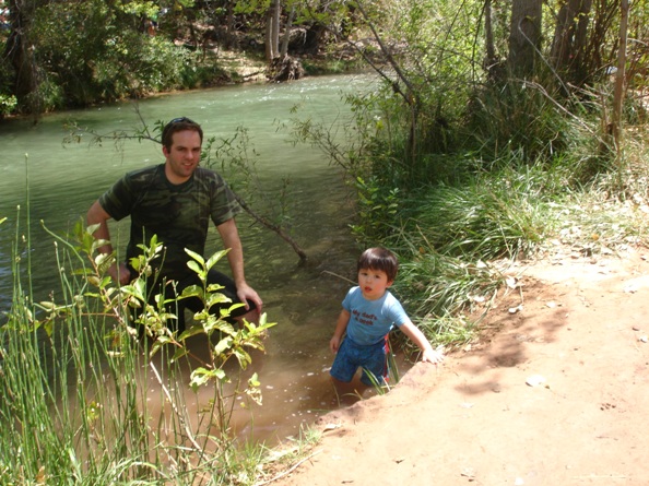 Fossil Creek, AZ - before crossing 