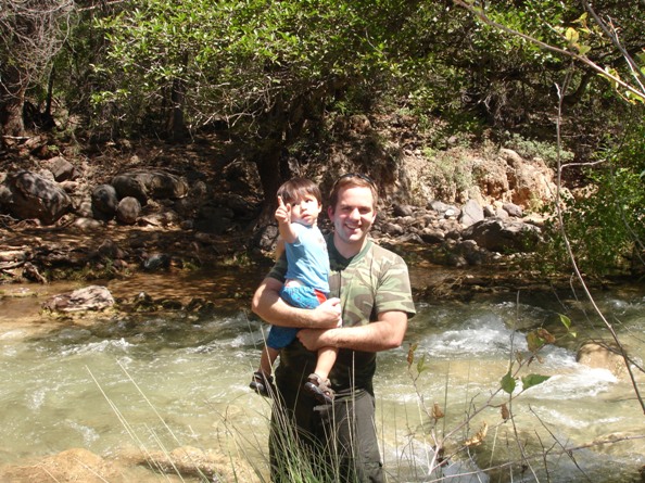 Adventure Successful Cassius giving thanks - Fossil Creek